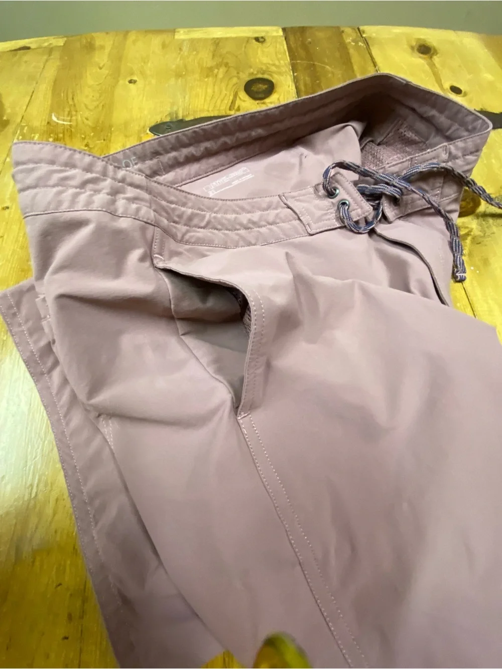Patagonia Men’s Mauve-rose wayfarer hybrid walking shorts.